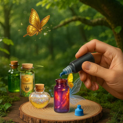 AMIZEY Potion Kits for Kids – 20 Bottles with Magic Growing Crystal, Arts and Crafts for Kids Ages, Halloween & Christmas Decorations Gifts for Girls Ages 6-12 (Magic Growing Crystal)